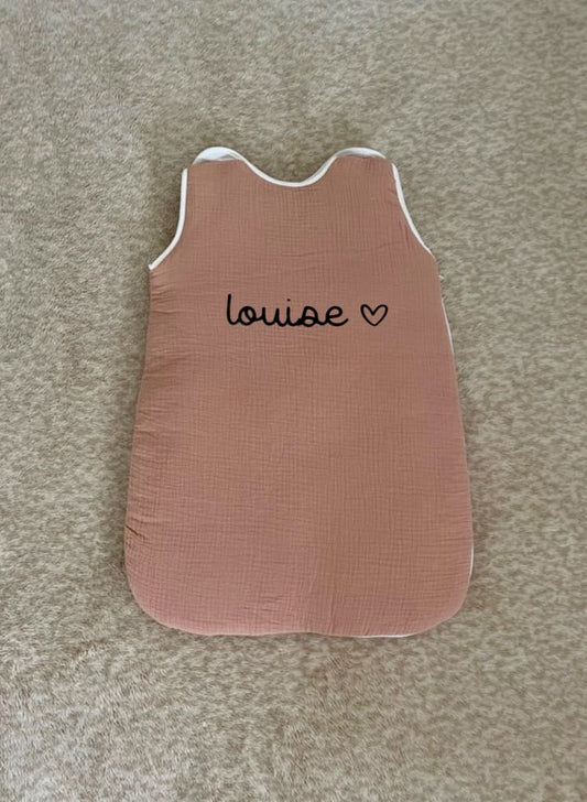 Gigoteuse pour bébé à personnaliser avec le prénom